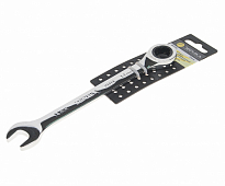 Ключ комбинированый ER-21114H трещоточный 14мм (на держателе) ЭВРИКА